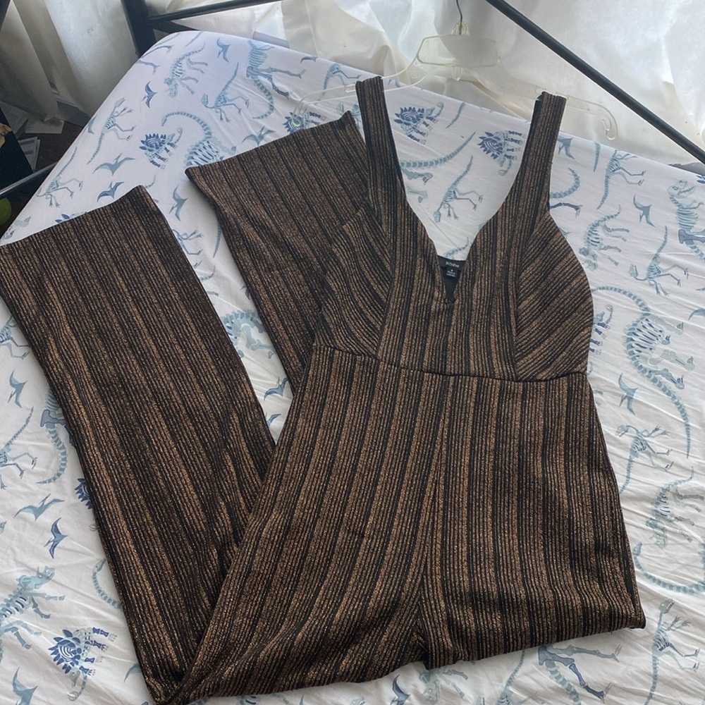 Black & Gold Jumpsuit